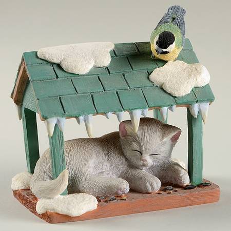 Sweet Kitties Sculpture Collection Winter Sunshine - No Box