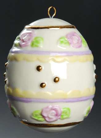 Easter Traditions Tree Egg W/ Roses - No Box