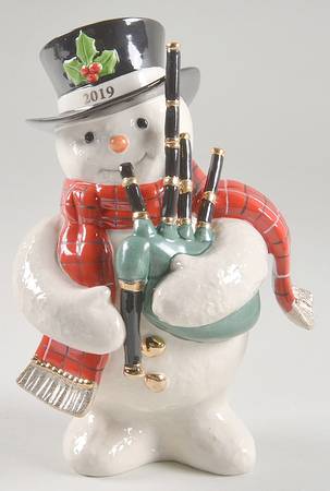 Annual Snowman Snowy Piper Snowman - Boxed