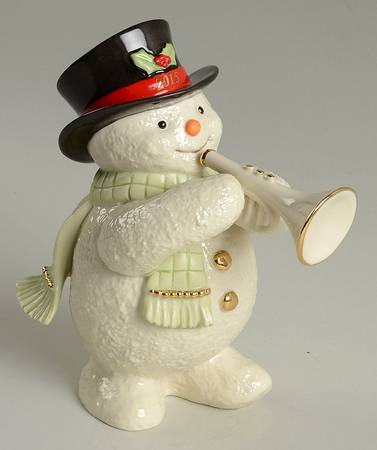 Annual Snowman Jazzy Trumpeter - No Box