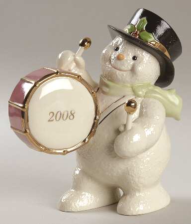 Annual Snowman Marching Into The Season - Boxed