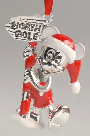 Mickey Ornaments Mickey's Visit To Santa - No Box