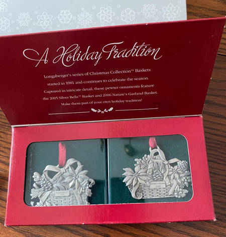 Christmas Basket Collection 2006-Boxed Set Of Two - Boxed
