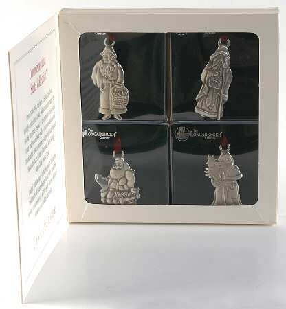 Santa Cookie Mold Collection Set Of Four - No Box