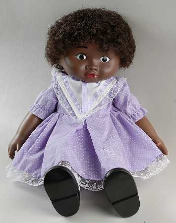 Baby Whitney Purple Polka Dot Dress - Boxed