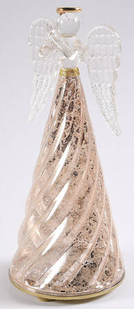 Christmas Lit Crystal Figurines by Lenox