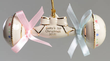 Baby's First Christmas-Rattle 2021-Rattle - No Box
