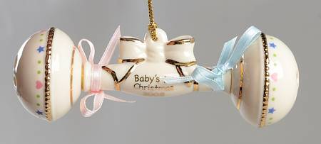 Baby's First Christmas-Rattle 2008 Rattle - Boxed