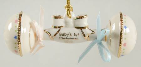 Baby's First Christmas-Rattle 2015 Rattle - Boxed