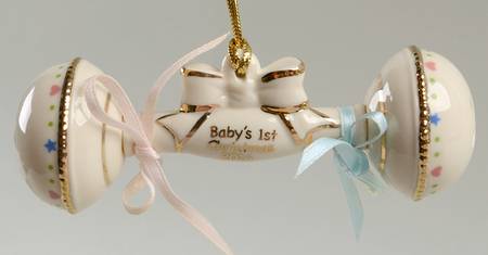 Baby's First Christmas-Rattle 2014 Rattle - Boxed