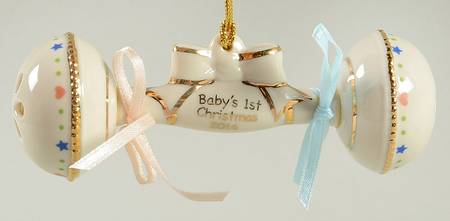 Baby's First Christmas-Rattle 2016-Rattle - Boxed