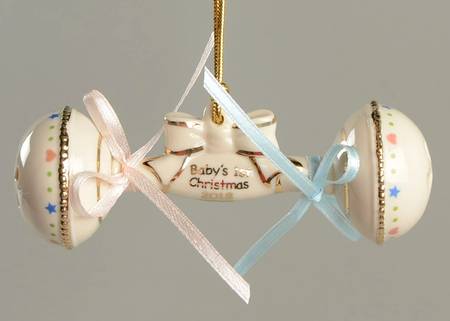 Baby's First Christmas-Rattle 2018-Rattle - No Box