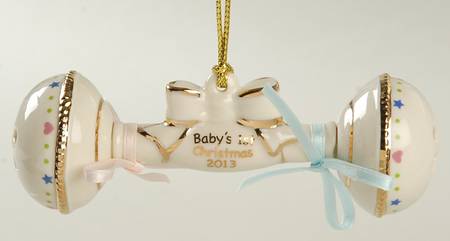 Baby's First Christmas-Rattle 2013 Rattle - No Box