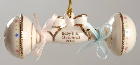 Baby's First Christmas-Rattle 2012 Rattle - No Box