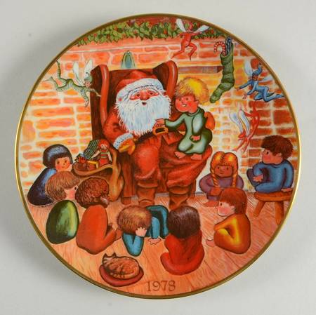 Christmas Plate by Lincoln Mint