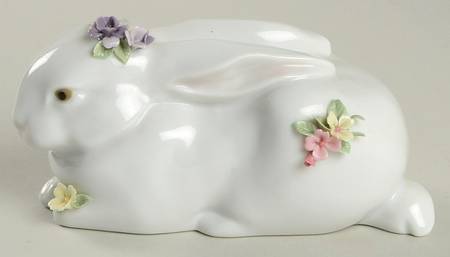 Animals-Domestic Sleeping Bunny With Flowers-Rabbit - Boxed