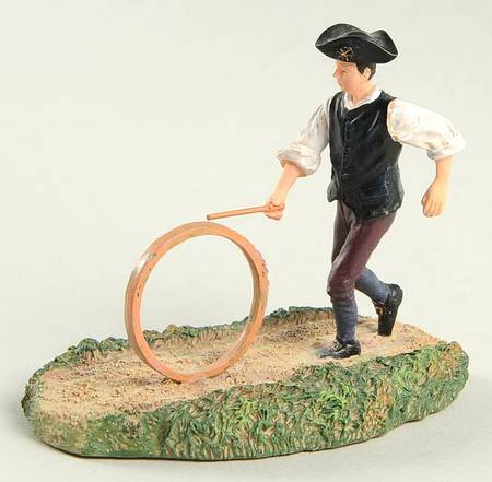 Williamsburg (Large) Boy Rolling Hoop - No Box