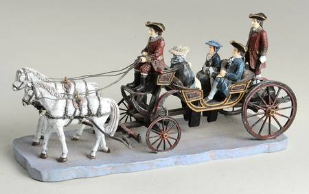 Williamsburg (Large) Mulberry Sociable - Carriage - No Box