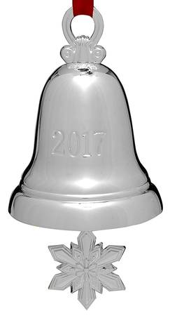 Silver Bell Ornament 2017-Snowflake - Boxed