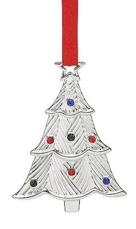Jeweled Silver Charms Jeweled Tree - No Box