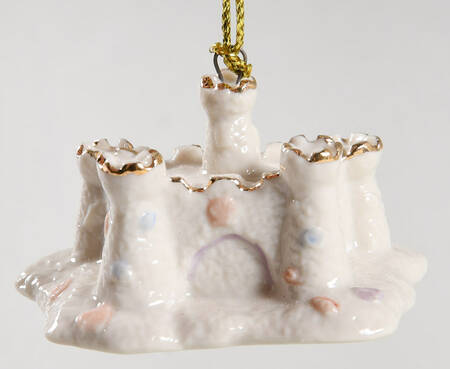 Summer Ornament Tree Sand Castle - No Box