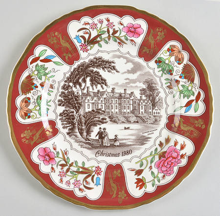 Christmas Plate Sandringham House - Boxed