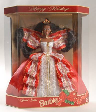 Holiday Barbie 1997-African American - Boxed