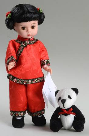 International-8" Doll China - With Panda - No Box
