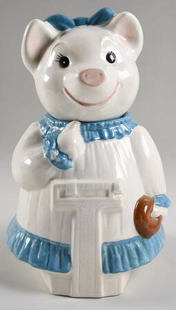 Metlox Cookie Jar Slenderella - Boxed