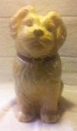 Metlox Cookie Jar Fido Dog - No Box