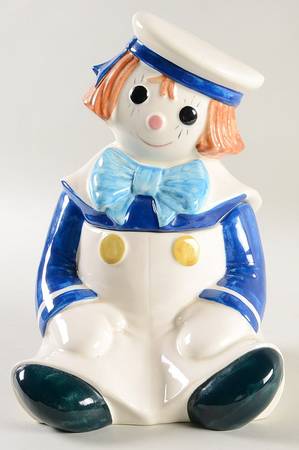 Metlox Cookie Jar Raggedy Andy - No Box