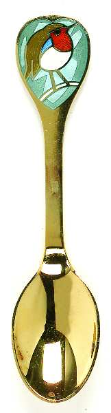 Christmas Spoon Red Robin - No Box