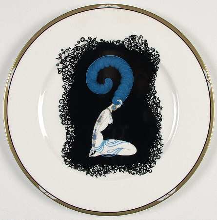 Erte' Plates The Numerals 2 - Boxed