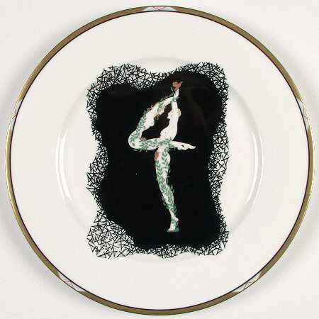 Erte' Plates The Numerals 4 - No Box