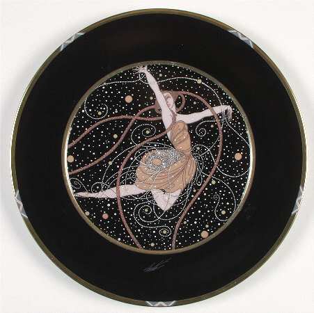 Erte' Plates Ondee - Boxed
