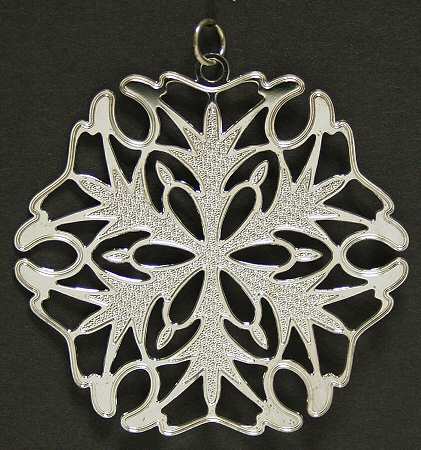 Snowflake-Sterling Silver 2002-Snowflake 19 C. Sword Guard - No Box