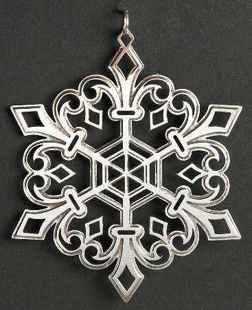 Snowflake-Sterling Silver 2000-Snowflake Rosetti - No Box