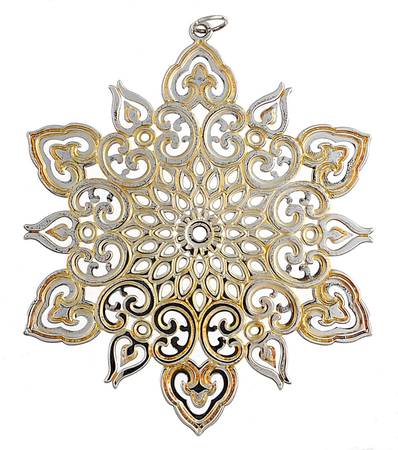 Snowflake-Silverplate 1995-Snowflake - Boxed
