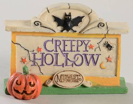 Creepy Hollow Collectors Sign - Boxed