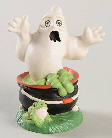 Creepy Hollow Ghost In Pot - Boxed