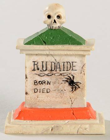 Creepy Hollow Tombstone - R U Daide - No Box