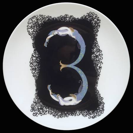 Erte' Collectible Giftware The Numerals 3 - No Box