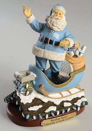 Collegiate Rooftop Santa Figurine by Memory Company