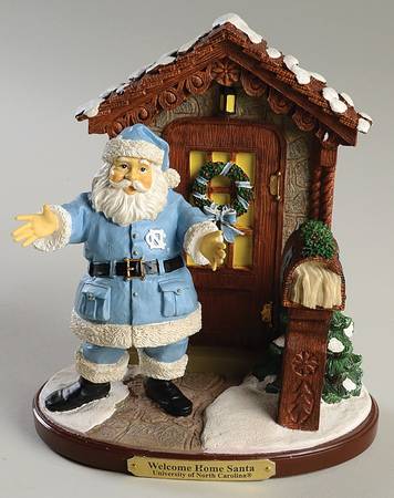 Collegiate Welcome Home Santa Figurine by Memory Company