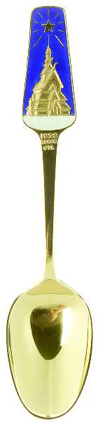 Marthinsen Christmas Spoon by T H Marthinsen Silver