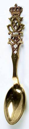 Michelsen Commemorative Spoon Christian X-70th Birthday - No Box