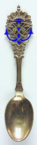 Michelsen Commemorative Spoon Prince Frederik Wedding - No Box