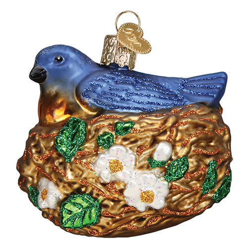 Old World Christmas Bird In Nest - No Box Nb3055