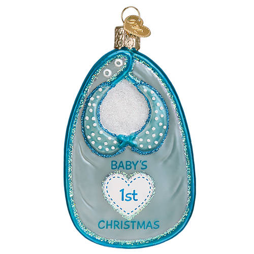 Baby Baby Bib-Blue - No Box