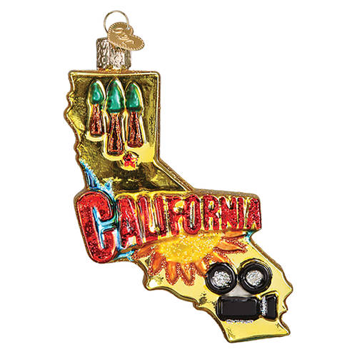 State Ornaments State Of California - No Box